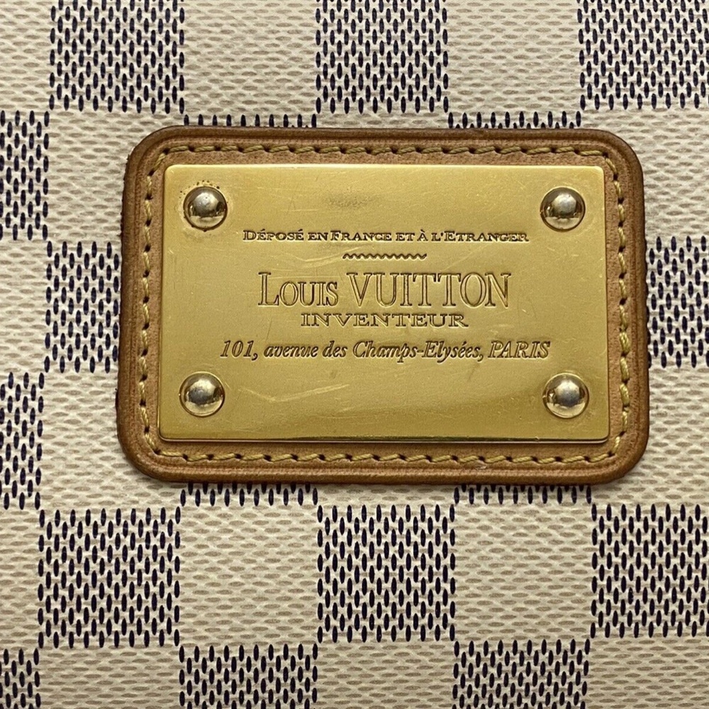β€οΈβπ©ΉSOLDβ€οΈβπ©Ή Louis Vuitton Eva Damier Azur Chain Clutch 2 Way Purse (SN2123) - Picture 4 of 15